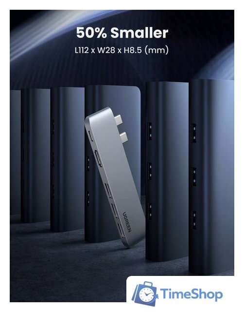USB-хаб Ugreen CM251 60559 - Изображение №6 — Интернет-магазин Time-Shop