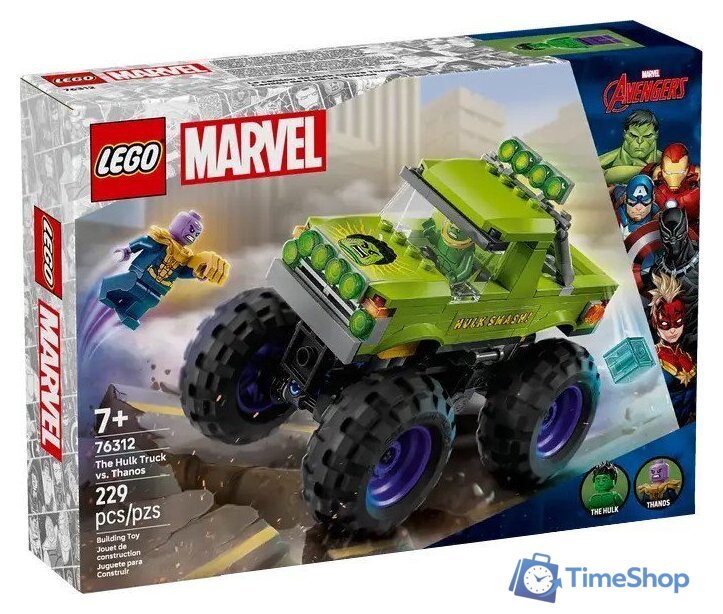 Конструктор LEGO Монстр-трак Халка против Таноса 76312 - Изображение №1 — Интернет-магазин Time-Shop