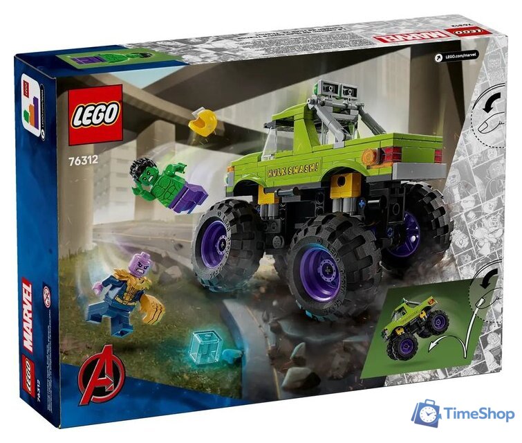 Конструктор LEGO Монстр-трак Халка против Таноса 76312 - Изображение №2 — Интернет-магазин Time-Shop