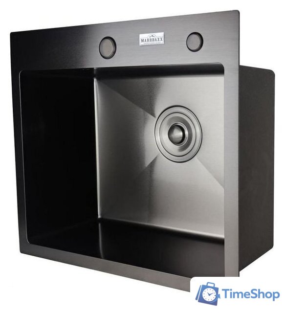Кухонная мойка MARRBAXX B5044-R (черный/графит) - Изображение №4 — Интернет-магазин Time-Shop