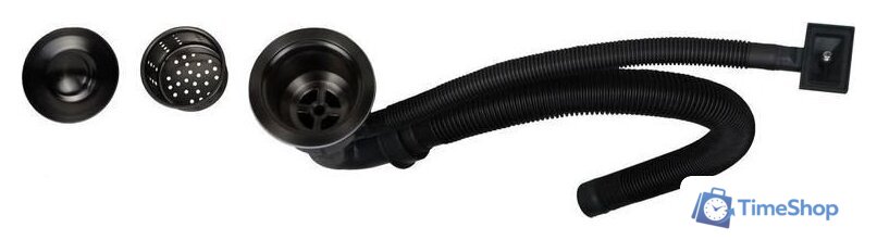 Кухонная мойка MARRBAXX B5044-R (черный/графит) - Изображение №7 — Интернет-магазин Time-Shop