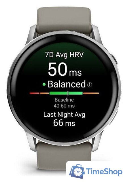Умные часы Garmin Venu 4 45 мм (серебристый/серый) - Изображение №4 — Интернет-магазин Time-Shop