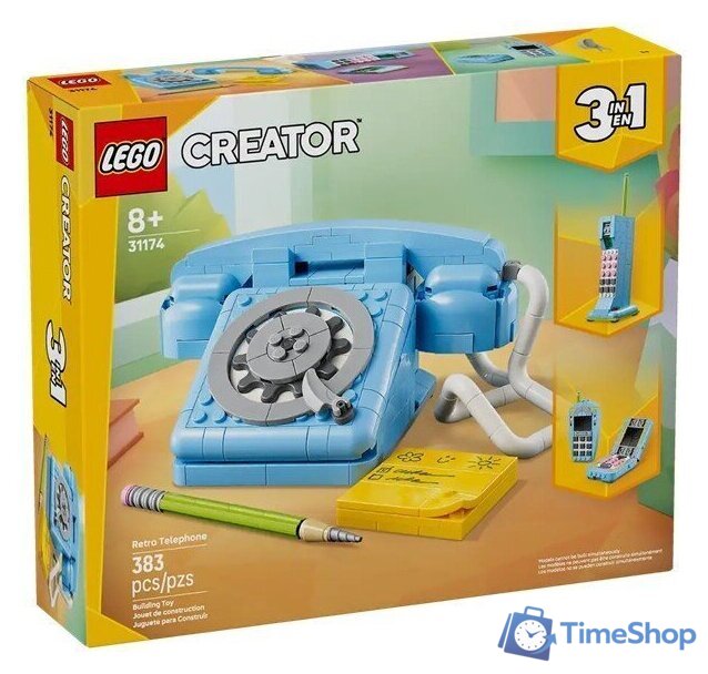 Конструктор LEGO Creator 31174 Ретро телефон 3 в 1 - Изображение №1 — Интернет-магазин Time-Shop