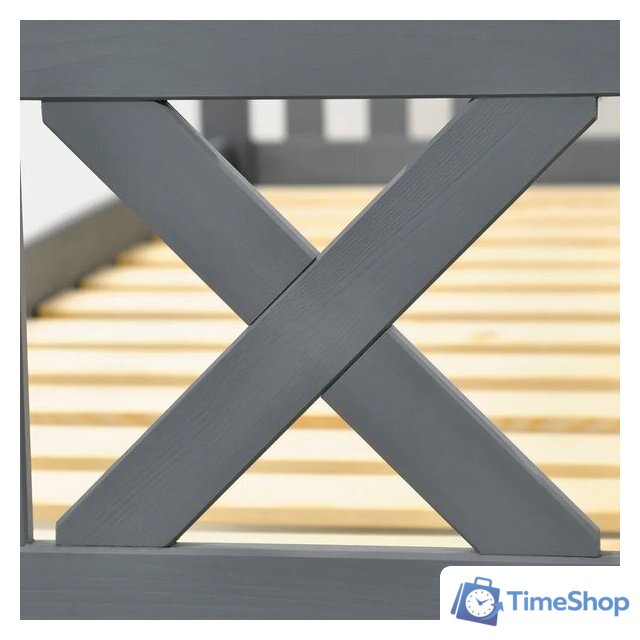 Кровать-тахта Диприз Juletta 90x200 Д.80039.2 (серый) - Изображение №8 — Интернет-магазин Time-Shop