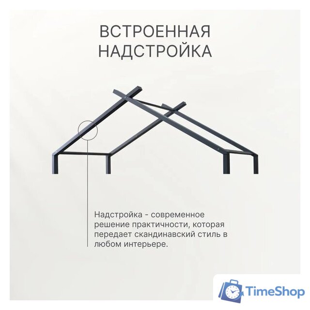 Кровать-тахта Диприз Juletta 90x200 Д.80039.2 (серый) - Изображение №14 — Интернет-магазин Time-Shop
