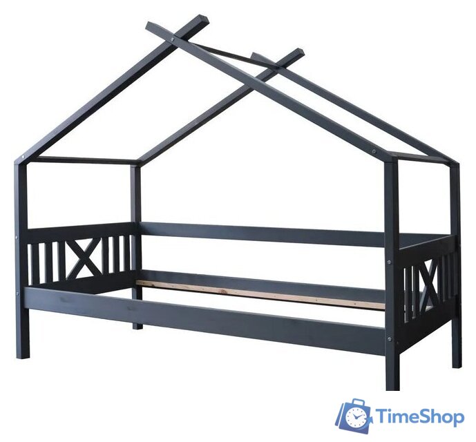 Кровать-тахта Диприз Juletta 90x200 Д.80039.2 (серый) - Изображение №1 — Интернет-магазин Time-Shop