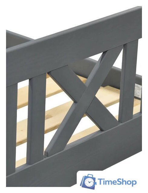 Кровать-тахта Диприз Juletta 90x200 Д.80039.2 (серый) - Изображение №5 — Интернет-магазин Time-Shop