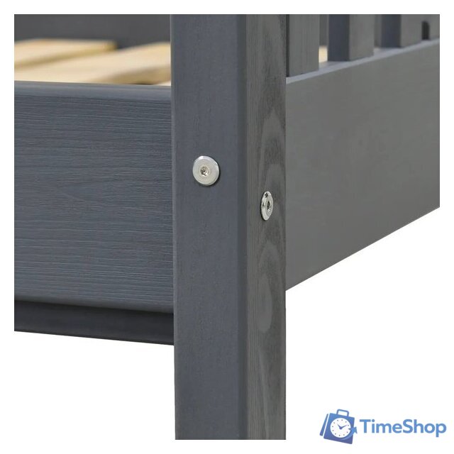 Кровать-тахта Диприз Juletta 90x200 Д.80039.2 (серый) - Изображение №10 — Интернет-магазин Time-Shop