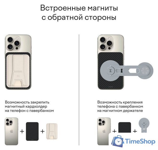 Внешний аккумулятор Magssory Pride Magnetic Power Bank 10000mAh PBN021 - Изображение №9 — Интернет-магазин Time-Shop