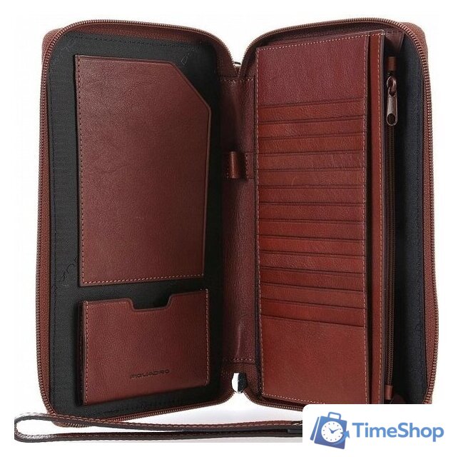 Кошелек Piquadro Black Square PP3246B3R/CU - Изображение №3 — Интернет-магазин Time-Shop