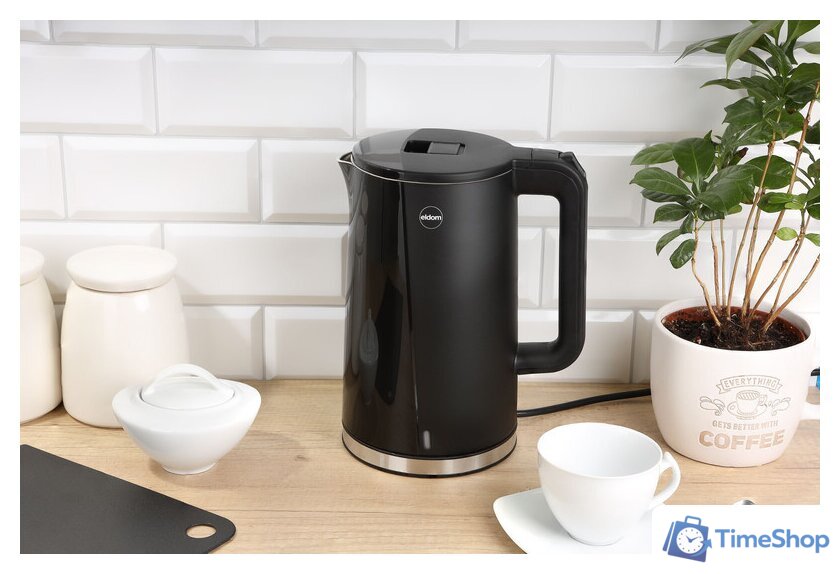 Электрический чайник Eldom C290 (черный) - Изображение №2 — Интернет-магазин Time-Shop