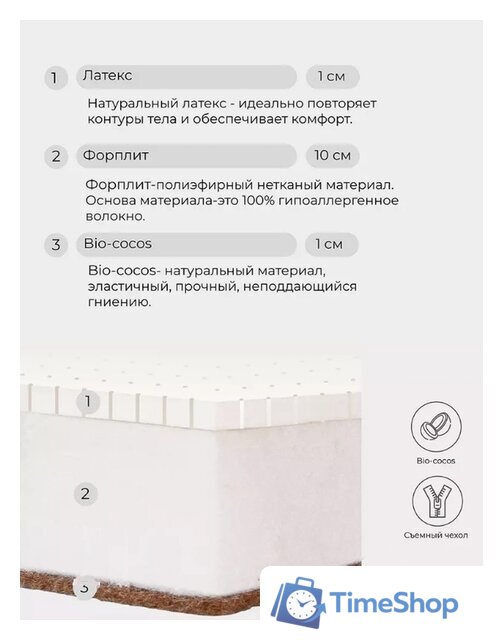 Матрас Rant Sandy 60x120x12 - Изображение №6 — Интернет-магазин Time-Shop