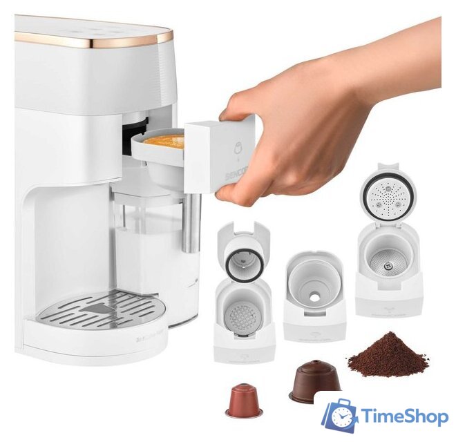 Капсульная кофеварка Sencor SCC 3001WH - Изображение №11 — Интернет-магазин Time-Shop