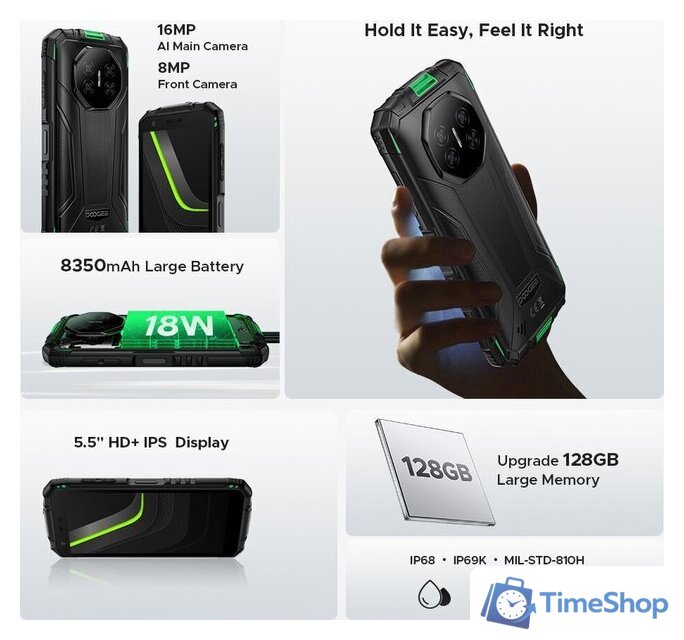 Телефон Doogee Fire 3 Pro 4GB/128GB (серый) - Изображение №5 — Интернет-магазин Time-Shop