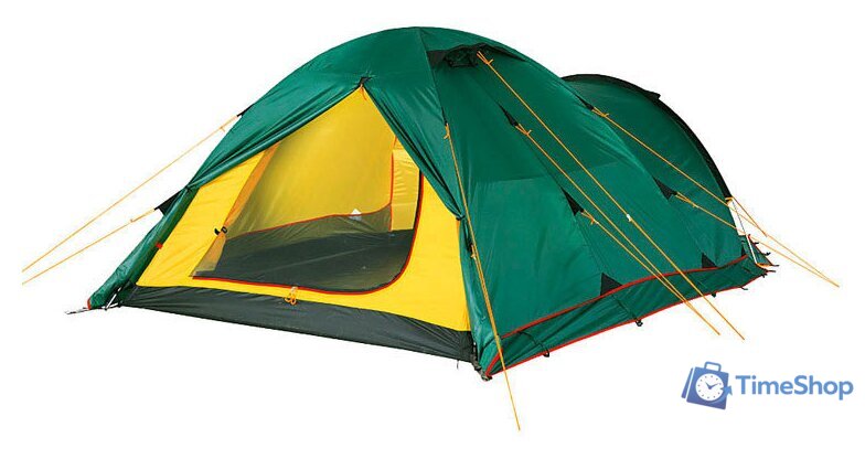 Треккинговая палатка AlexikA Tower 3 Plus (зеленый) - Изображение №1 — Интернет-магазин Time-Shop