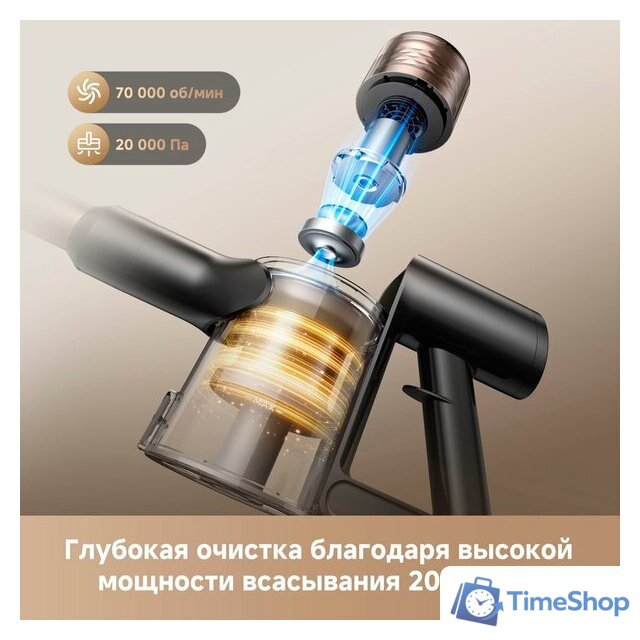Пылесос Dreame R10s Lite Cordless Vacuum Cleaner VRV80A (черный, с евровилкой) - Изображение №7 — Интернет-магазин Time-Shop