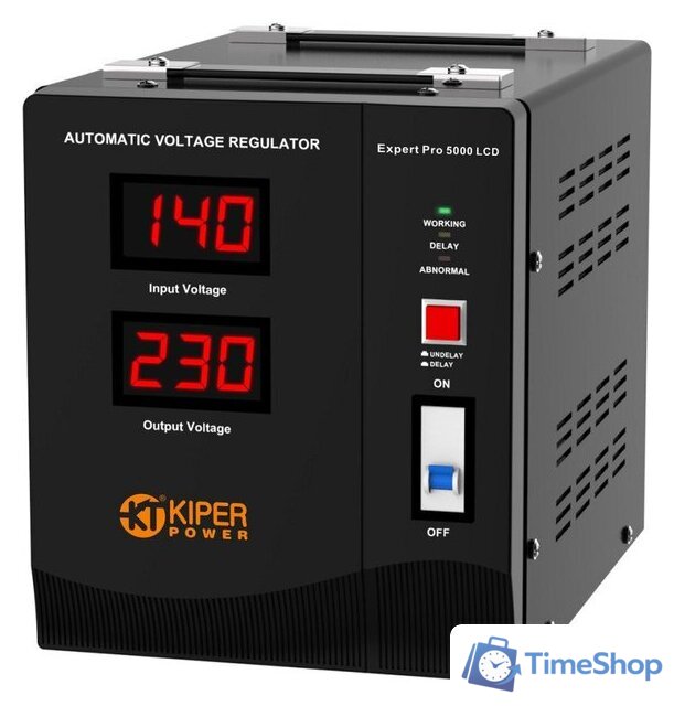Стабилизатор напряжения Kiper Power Expert Pro 5000 LCD - Изображение №1 — Интернет-магазин Time-Shop