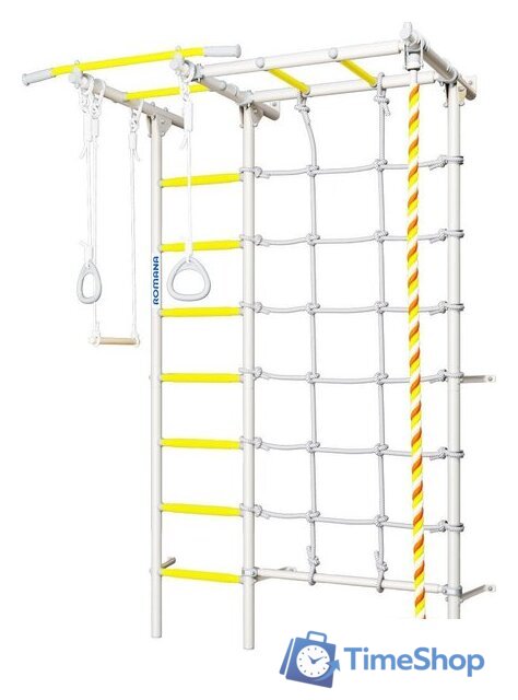 Детский спортивный комплекс Romana S7 01.31.7.06.410.05.00-68 (белый прованс/желтый) - Изображение №1 — Интернет-магазин Time-Shop