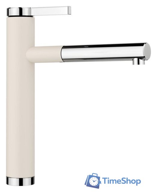 Смеситель Blanco Linee-S 526957 (soft white/chrome) - Изображение №1 — Интернет-магазин Time-Shop