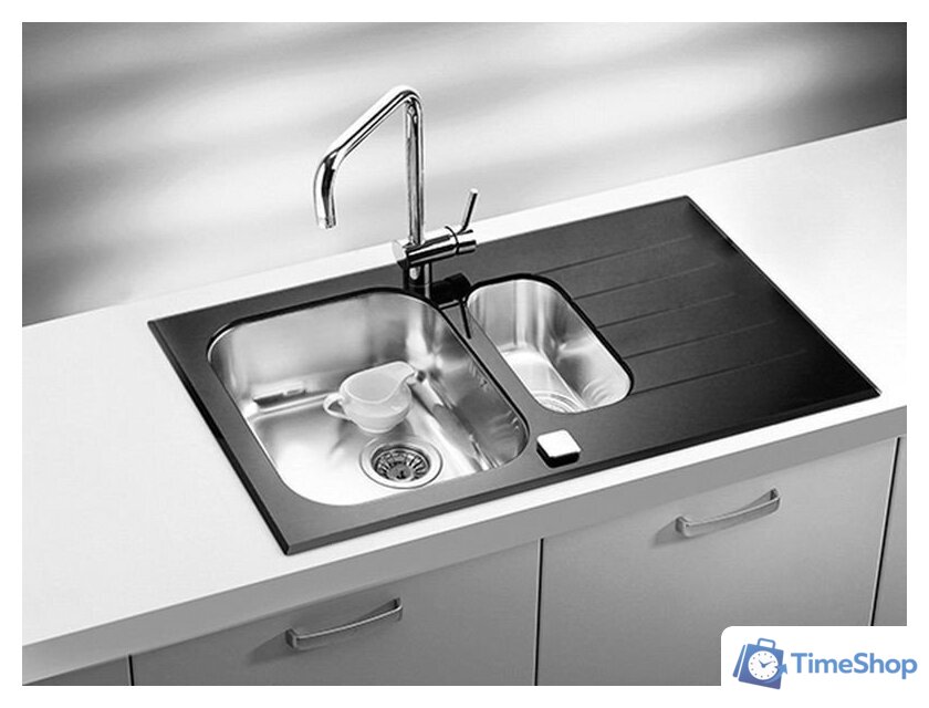 Кухонная мойка Alveus Glassix 20 1100015 - Изображение №3 — Интернет-магазин Time-Shop