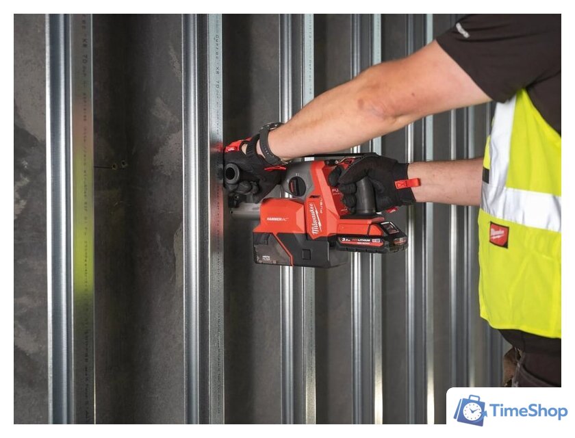Перфоратор Milwaukee M18 FHAC16-302X 4933498584 (с 2-мя АКБ, кейс) - Изображение №9 — Интернет-магазин Time-Shop