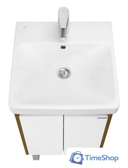  Акватон Тумба с умывальником Сканди Doors 45 1A2787K0SDZ90 (белый/дуб рустикальный) - Изображение №5 — Интернет-магазин Time-Shop