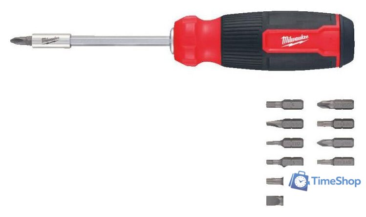 Набор отвертка с битами Milwaukee 4932492806 (14 предметов) - Изображение №1 — Интернет-магазин Time-Shop