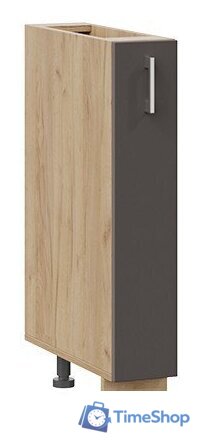 Шкаф напольный Трия Габриэлла 1Н15К (дуб крафт золотой/муссон) - Изображение №1 — Интернет-магазин Time-Shop