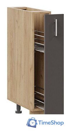 Шкаф напольный Трия Габриэлла 1Н15К (дуб крафт золотой/муссон) - Изображение №2 — Интернет-магазин Time-Shop