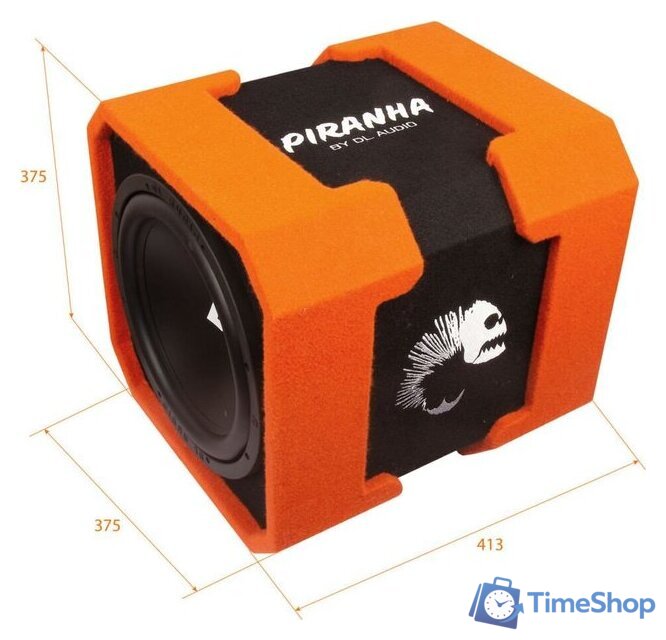 Автомобильная акустика DL Audio Piranha 12A V.2 Twin (оранжевый) - Изображение №7 — Интернет-магазин Time-Shop