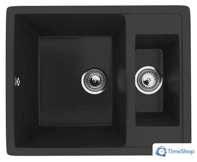 Кухонная мойка Ulgran U-106 (344 ультра-черный) - Изображение №1 — Интернет-магазин Time-Shop