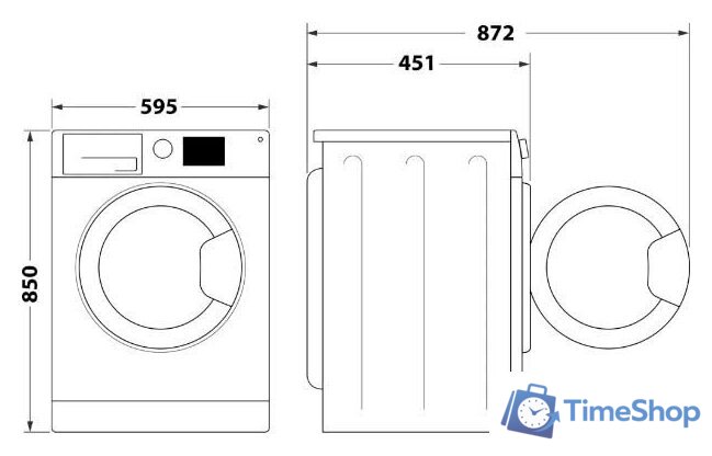 Стиральная машина Whirlpool WRSB 7259 D EU - Изображение №11 — Интернет-магазин Time-Shop