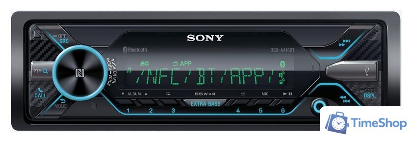 USB-магнитола Sony DSX-A416BT - Изображение №4 — Интернет-магазин Time-Shop