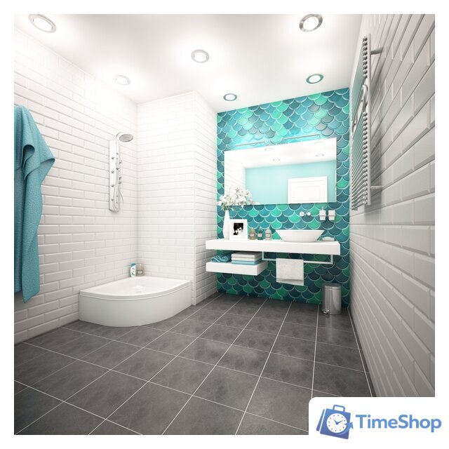 Душевой поддон Метакам Classic S 90x90 АПS_011741 (закругленный) - Изображение №2 — Интернет-магазин Time-Shop