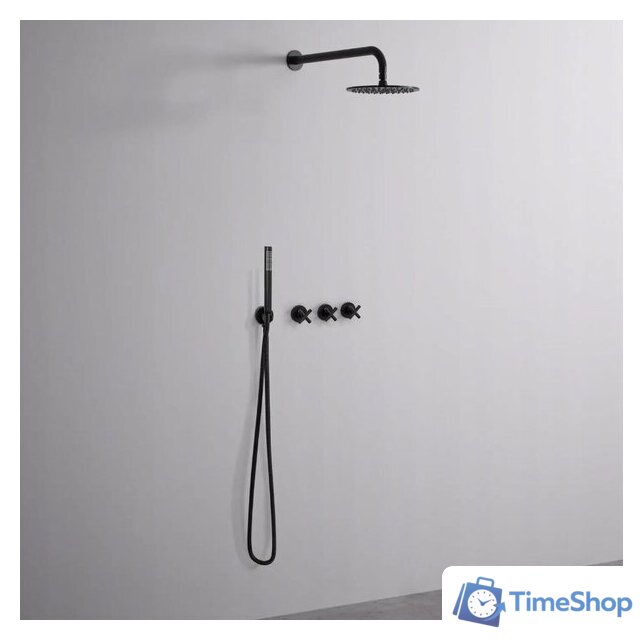 Душевая система  Rea Exit REA-P8000 (черный) - Изображение №2 — Интернет-магазин Time-Shop