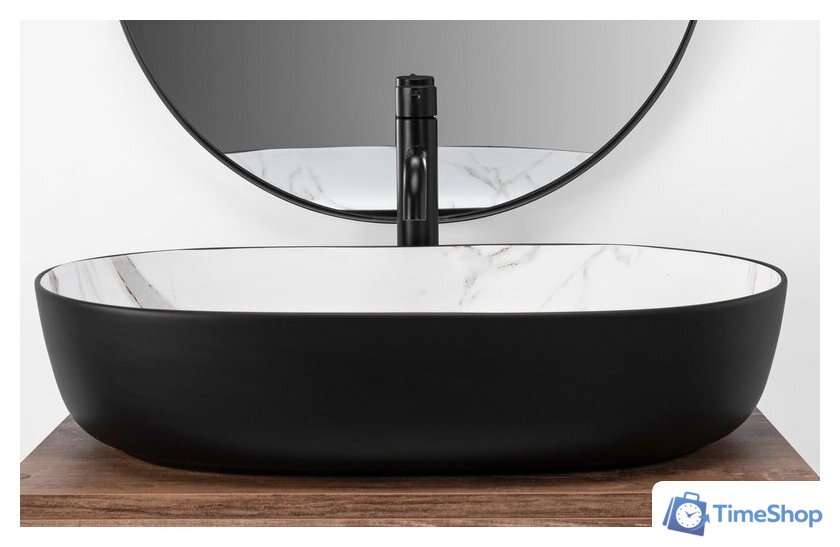 Умывальник Rea Cleo Black/Aiax Matt - Изображение №4 — Интернет-магазин Time-Shop