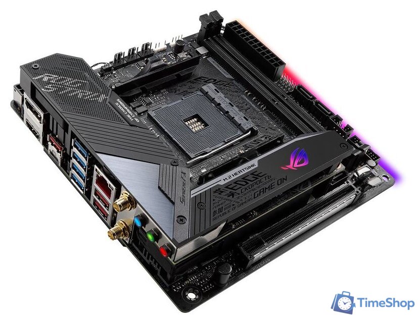 Материнская плата ASUS ROG Strix X570-I Gaming - Изображение №2 — Интернет-магазин Time-Shop