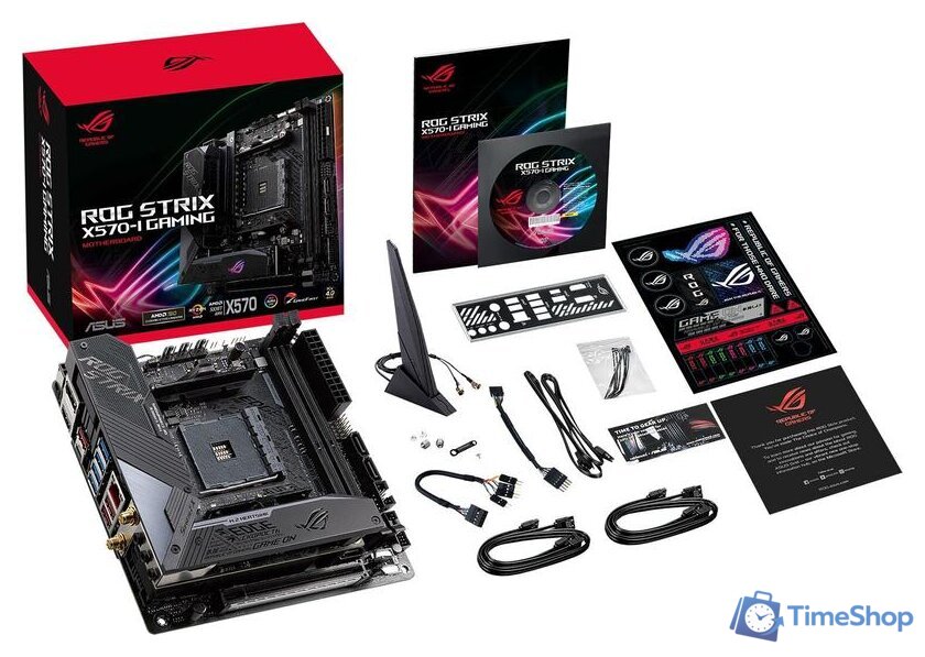 Материнская плата ASUS ROG Strix X570-I Gaming - Изображение №7 — Интернет-магазин Time-Shop