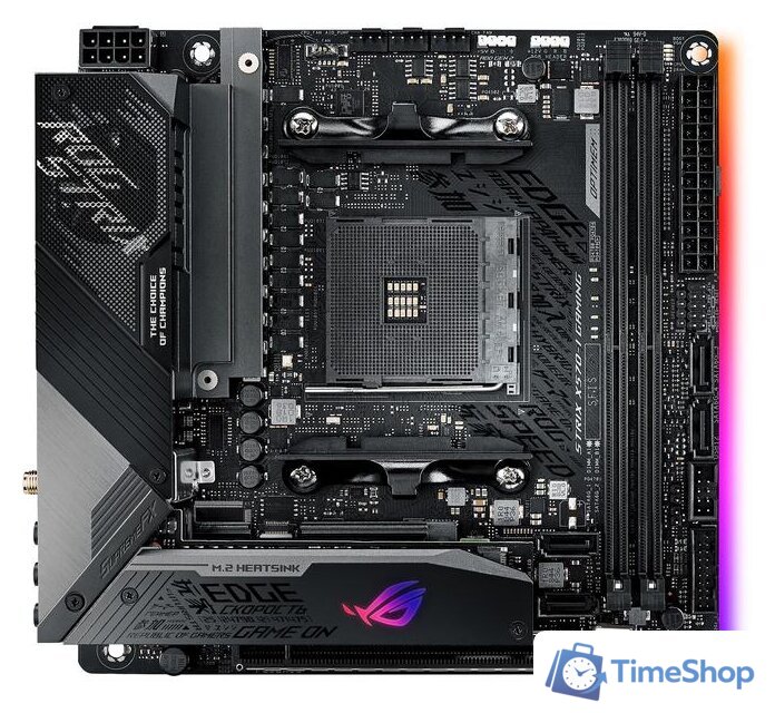 Материнская плата ASUS ROG Strix X570-I Gaming - Изображение №1 — Интернет-магазин Time-Shop