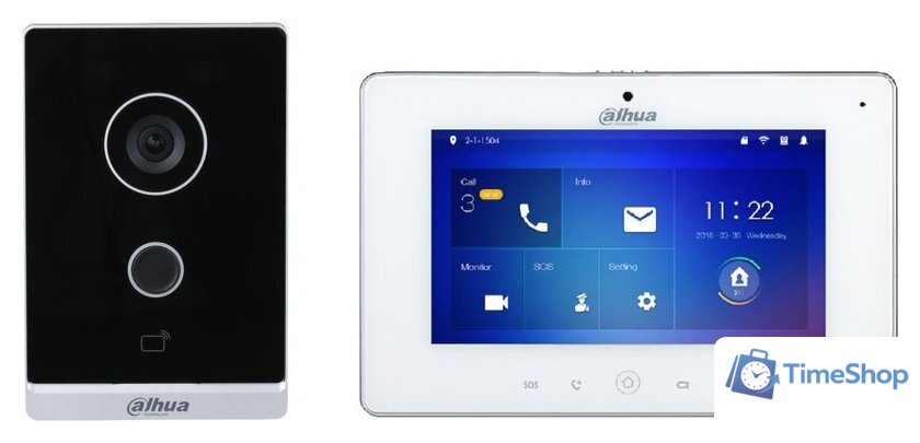 Комплект видеодомофона Dahua DHI-KTW01 - Изображение №1 — Интернет-магазин Time-Shop