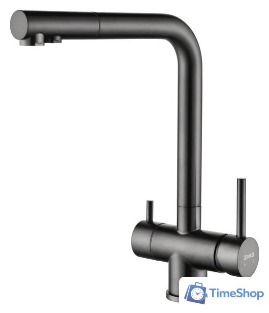 Смеситель ZorG Argos (Premium PVD Gunblack) - Изображение №1 — Интернет-магазин Time-Shop