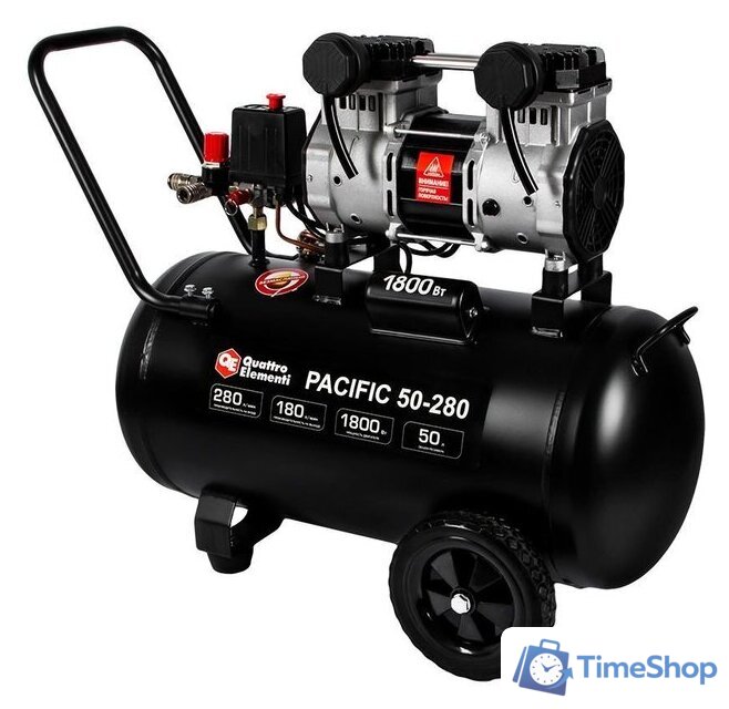 Компрессор Quattro Elementi Pacific 50-280 - Изображение №2 — Интернет-магазин Time-Shop