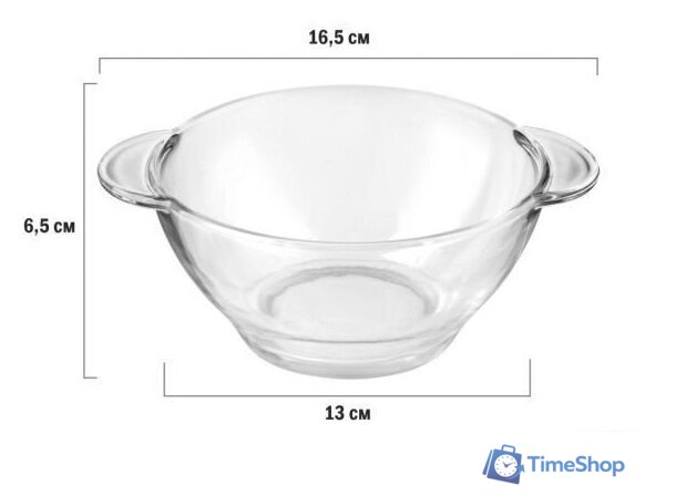 Салатник Perfecto Linea Clear 22-450200 - Изображение №2 — Интернет-магазин Time-Shop