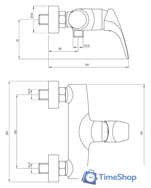Смеситель Deante Cynia BCY 040M - Изображение №3 — Интернет-магазин Time-Shop