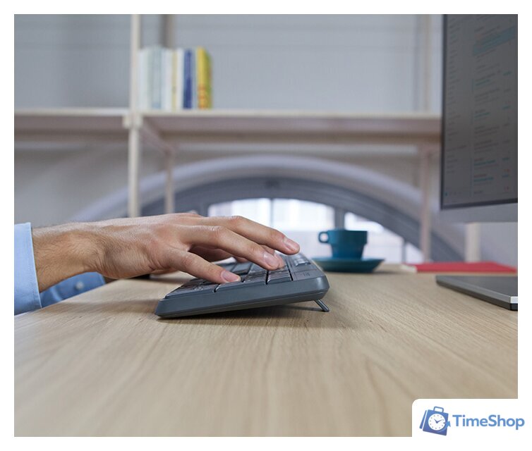 Офисный набор Logitech MK235 Wireless Combo 920-007948 - Изображение №8 — Интернет-магазин Time-Shop