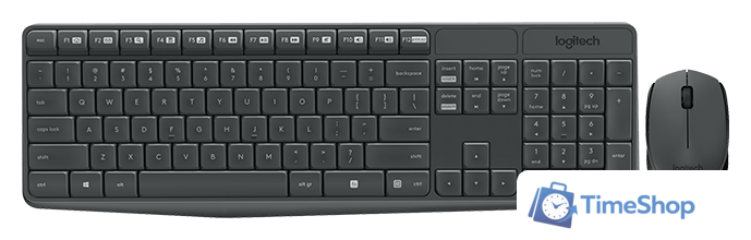 Офисный набор Logitech MK235 Wireless Combo 920-007948 - Изображение №1 — Интернет-магазин Time-Shop