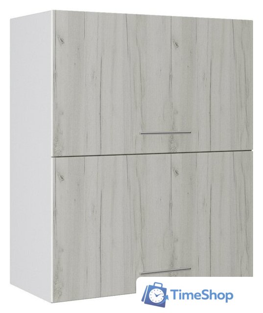 Шкаф навесной Артём-Мебель 600мм СН-114.33 (ДСП дуб крафт белый) - Изображение №1 — Интернет-магазин Time-Shop