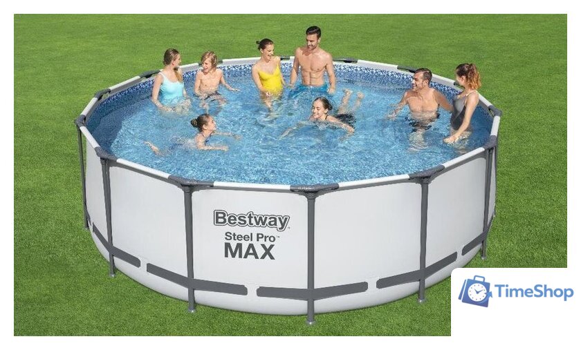 Каркасный бассейн Bestway Steel Pro Max 5612X (427x122) - Изображение №6 — Интернет-магазин Time-Shop