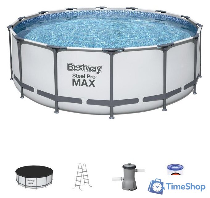 Каркасный бассейн Bestway Steel Pro Max 5612X (427x122) - Изображение №1 — Интернет-магазин Time-Shop