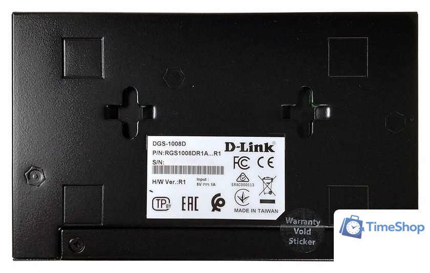 Неуправляемый коммутатор D-Link DGS-1008D/R1A - Изображение №6 — Интернет-магазин Time-Shop